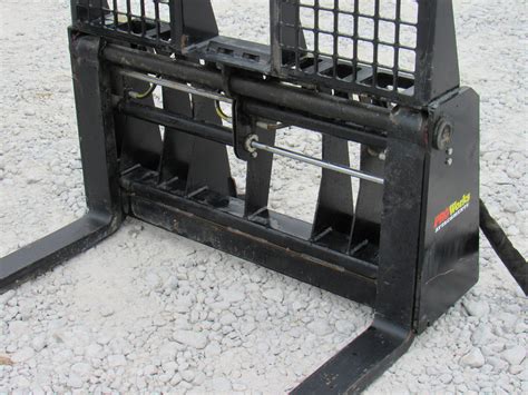 hydraulic skid steer pallet forks|aftermarket skid steer forks.